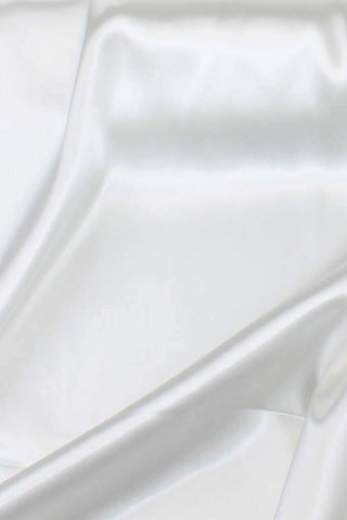 Stretch Charmeuse Off White