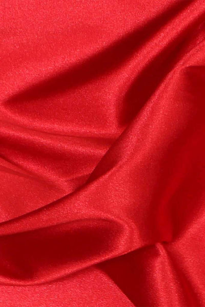 Stretch Charmeuse Red