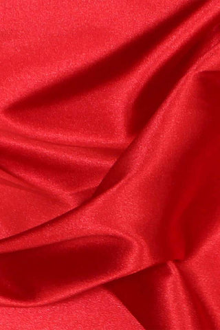 Stretch Charmeuse Red