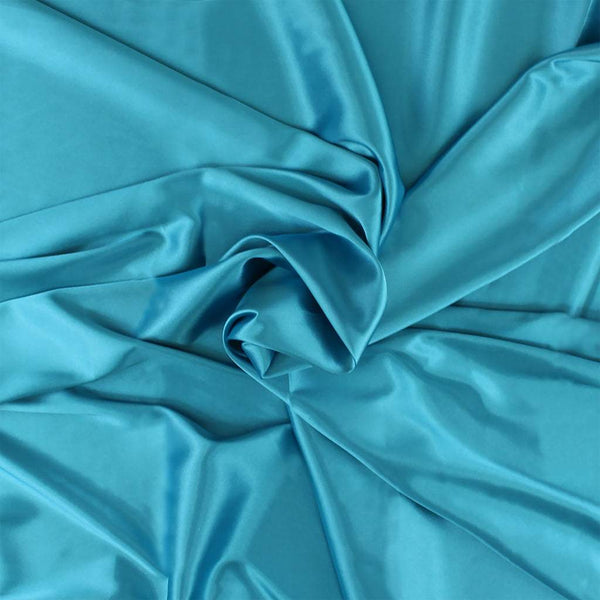 Stretch Charmeuse Turquoise