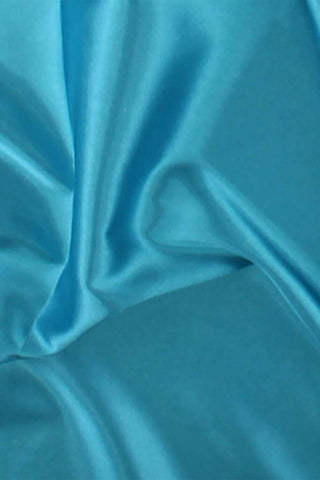 Stretch Charmeuse Turquoise