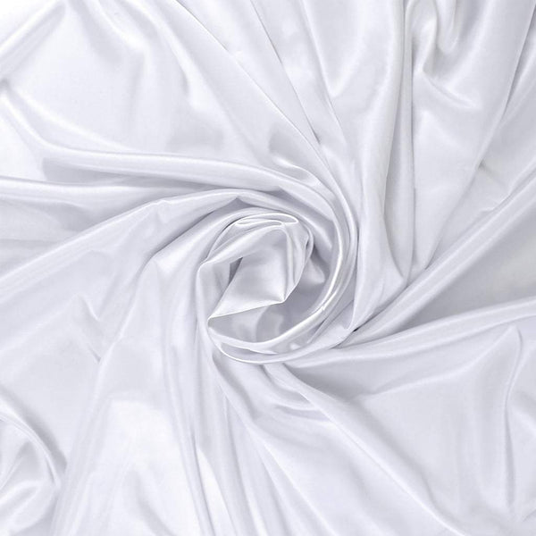 Stretch Charmeuse White