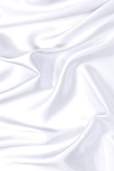 Stretch Charmeuse White
