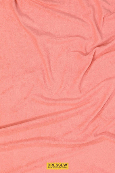 Stretch Fine Terry Coral Pink
