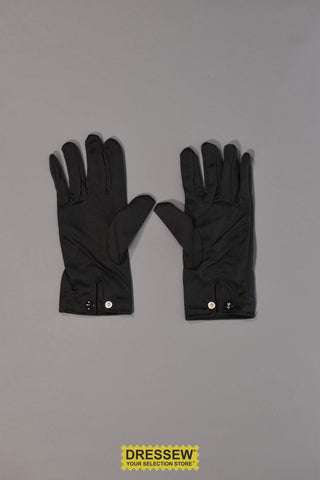 Stretch Gloves with Snap Black