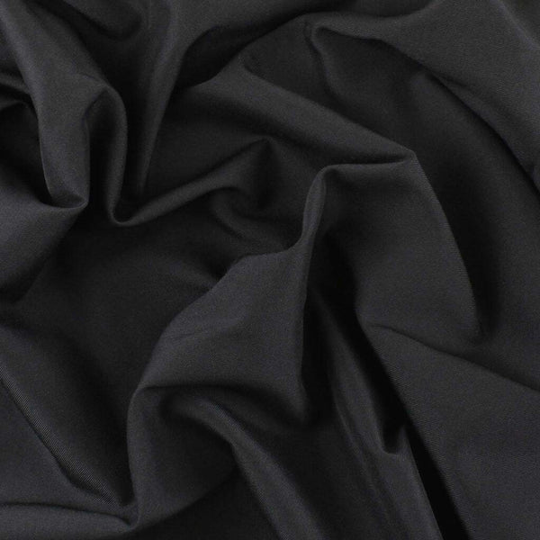 Stretch Twill Suiting Black