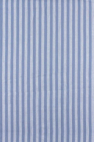 Stripe 2-Ply Gauze Blue / White