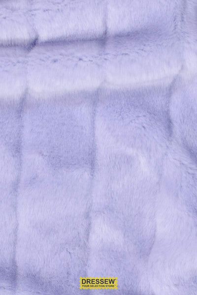Stripe Faux Fur Lilac