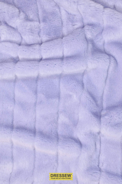 Stripe Faux Fur Lilac