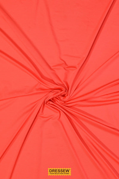 Stripe Lycra Dark Coral