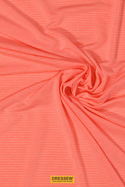 Stripe Lycra Dusty Peach