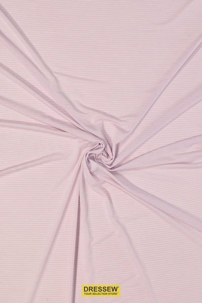 Stripe Lycra Ice Lilac
