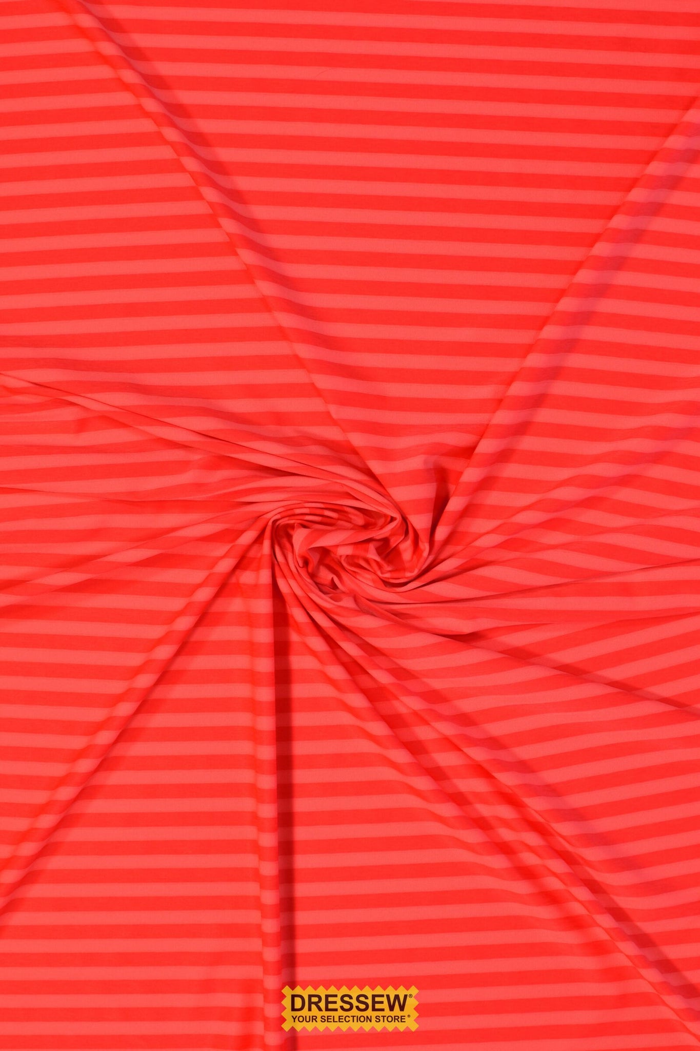Stripe Lycra Jersey Coral