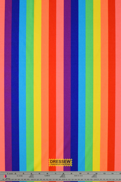 Stripe Lycra Rainbow