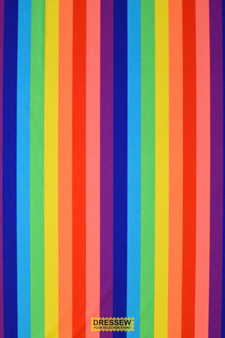 Stripe Lycra Rainbow