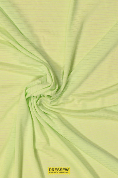 Stripe Lycra Spring Green