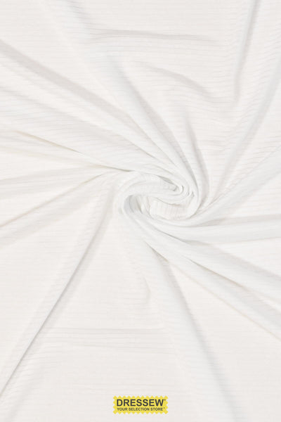 Stripe Lycra White