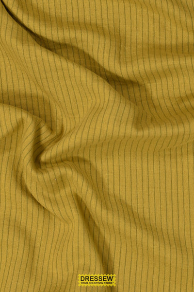 Stripe Organic Double Gauze Avocado / Green