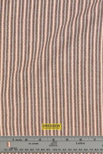 Stripe Organic Double Gauze Cocoa Mix