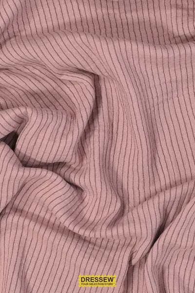 Stripe Organic Double Gauze Lilac / Plum