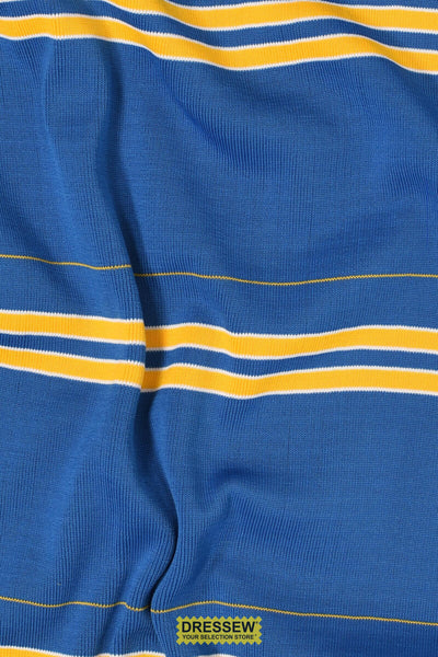 Stripe Ribbing Royal / Yellow