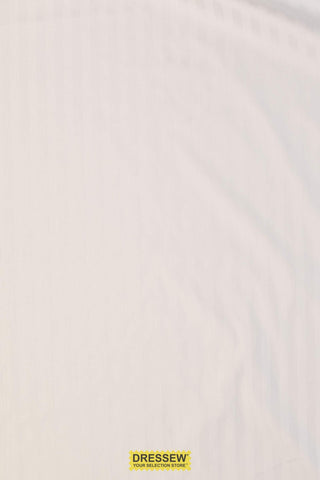 Stripe Sheeting White