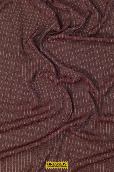 Stripe Suiting Ice Wine