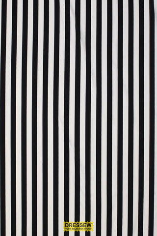Stripes Lycra Black / White