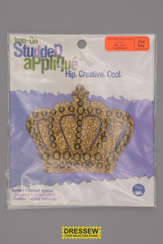 Studded Applique Crown