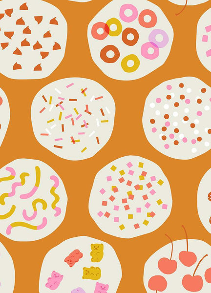 Sugar Cone Ice Cream Toppings By Kimberly Kight Of Ruby Star Society For Moda Caramel