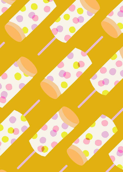 Sugar Cone Push Pops By Kimberly Kight Of Ruby Star Society For Moda Goldenrod