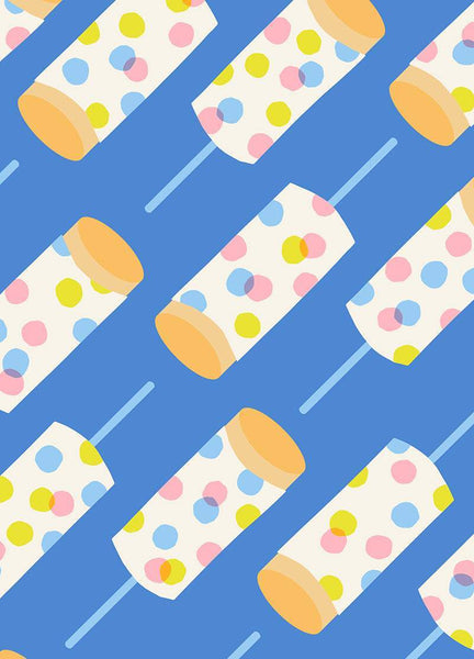 Sugar Cone Push Pops By Kimberly Kight Of Ruby Star Society For Moda Royal Blue