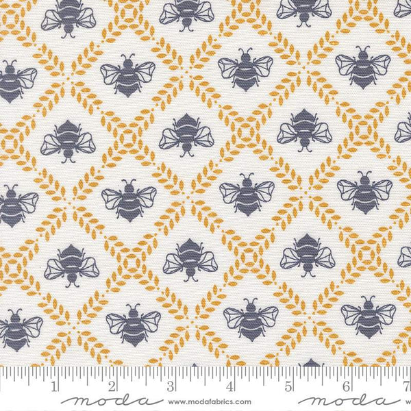 Sun Drenched Canvas Gathering Honey By Sweetfire Road For Moda Canvas Cloud