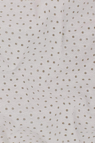 Sunset Eyelet Jersey Off White