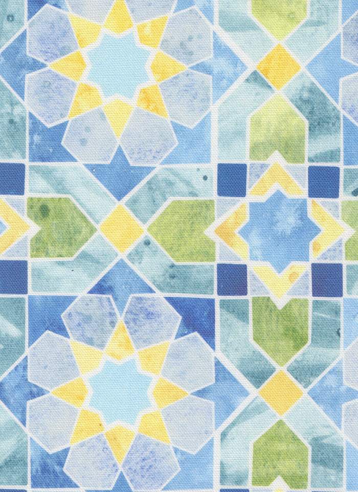 Sunshine and Blue Skies Canvas Mosaic Sky By Create Joy Project For Moda Multi