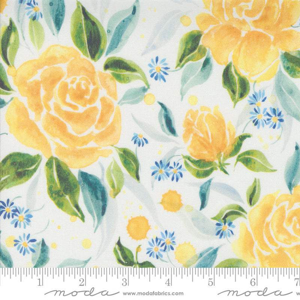 Sunshine and Blue Skies Rose Upon Rows By Create Joy Project For Moda Cloud