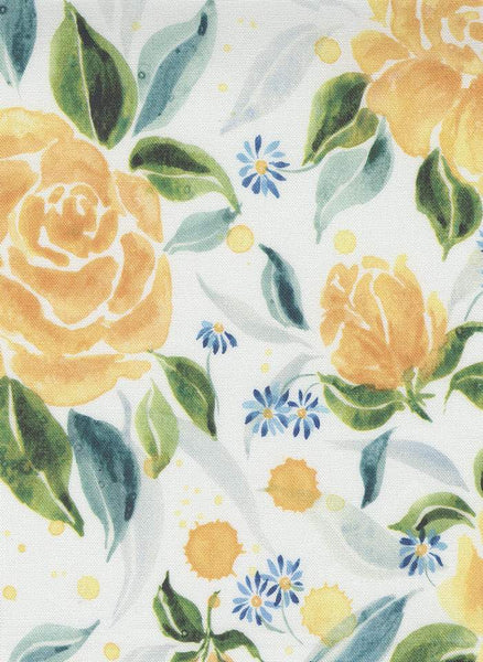 Sunshine and Blue Skies Rose Upon Rows By Create Joy Project For Moda Cloud