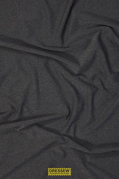 Supplex Lycra Jersey Heather Charcoal