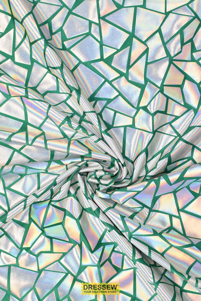 Suzanne Geo Lycra Green / Hologram