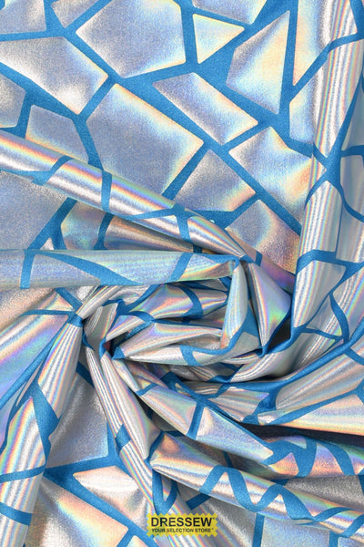 Suzanne Geo Lycra Turquoise / Hologram