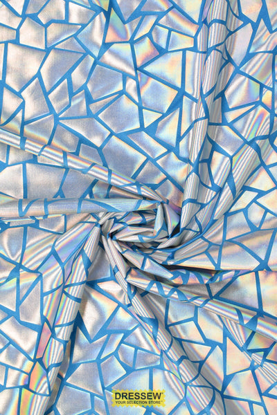 Suzanne Geo Lycra Turquoise / Hologram