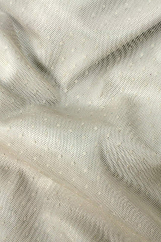 Swiss Dot Mesh Beige