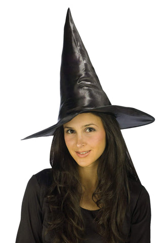 Taffeta Witch Hat Black