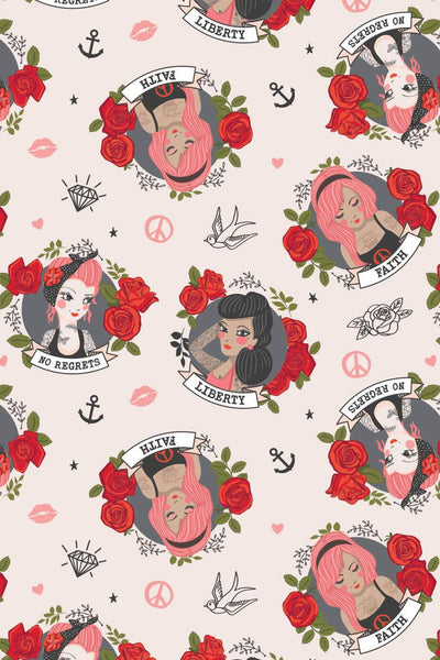 Tattoo Parlour Quotes Light Peach