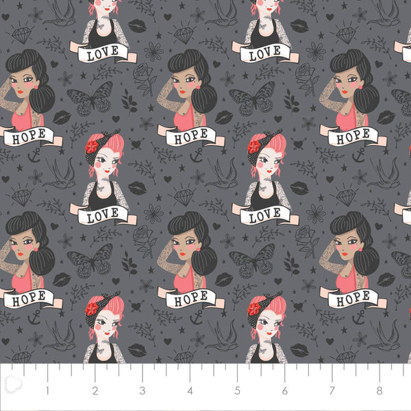 Tattoo Parlour Tattoo Girls Charcoal