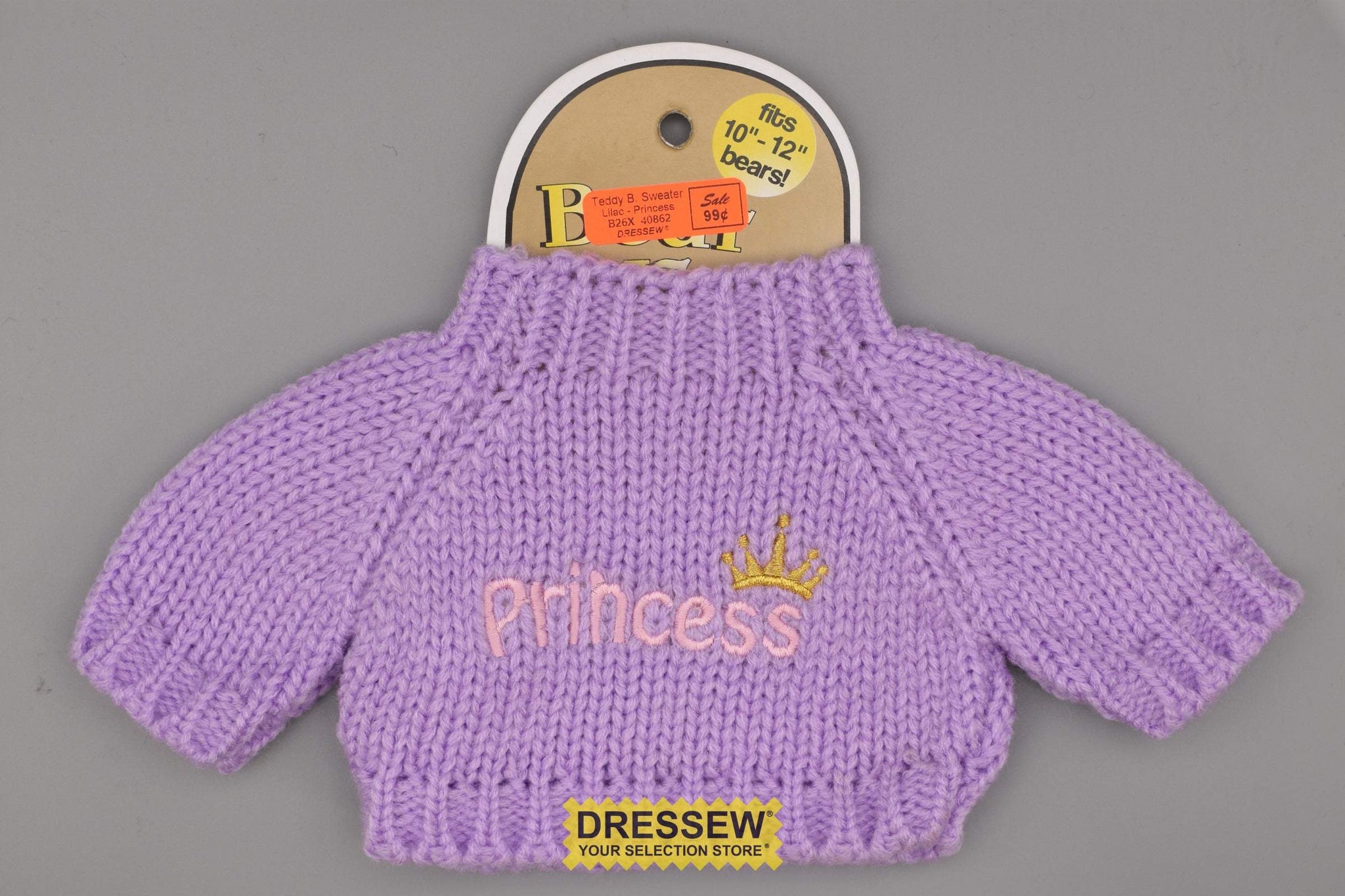 Teddy Bear Sweater Lilac / Princess