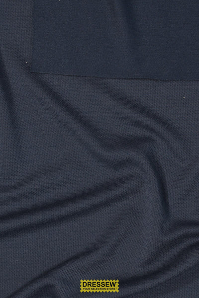Textured 2-Ply Knit Light Navy