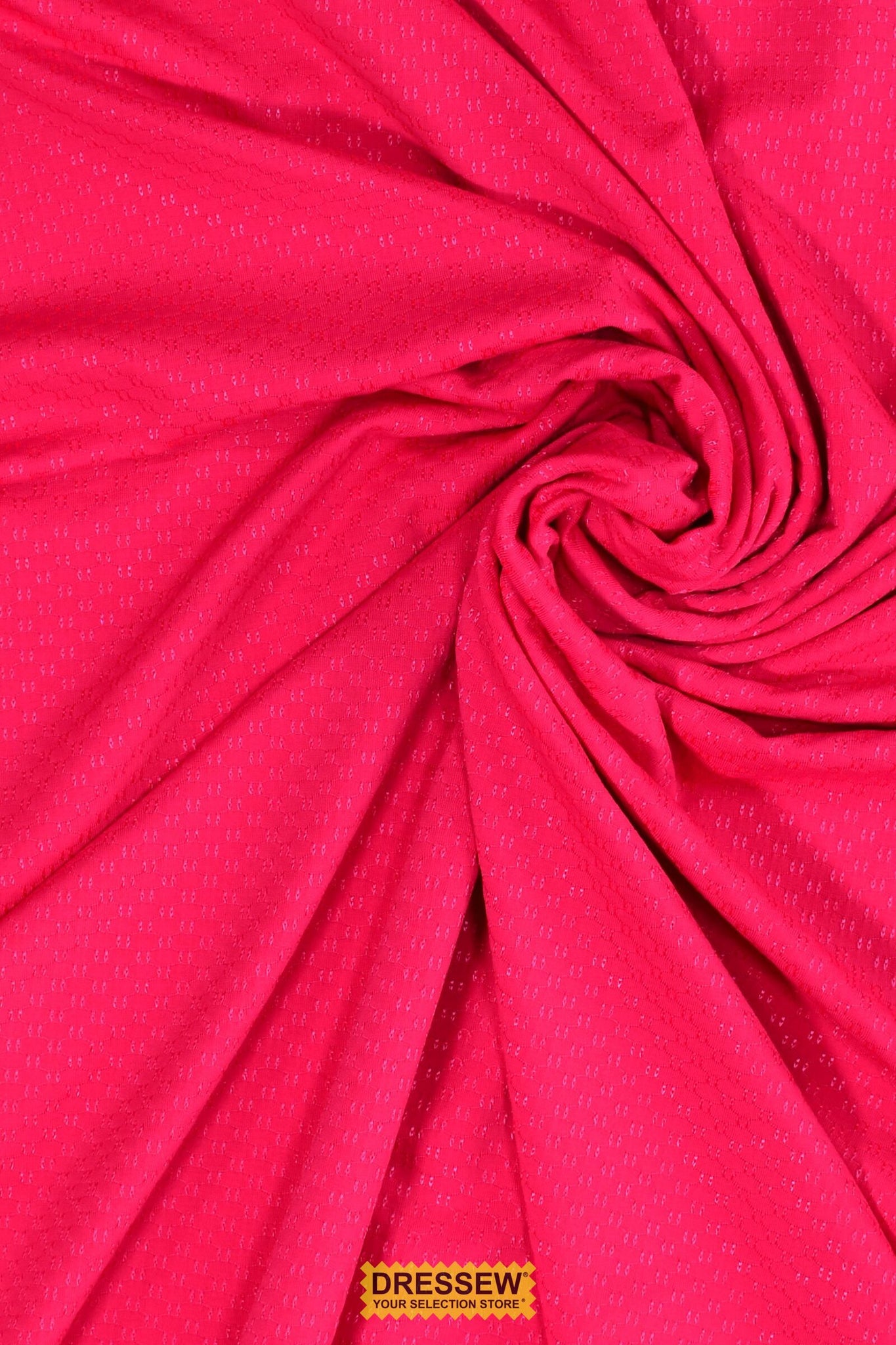 Textured Lycra Knit Hot Pink