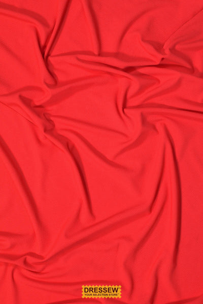 Textured Sports Knit Dark Coral