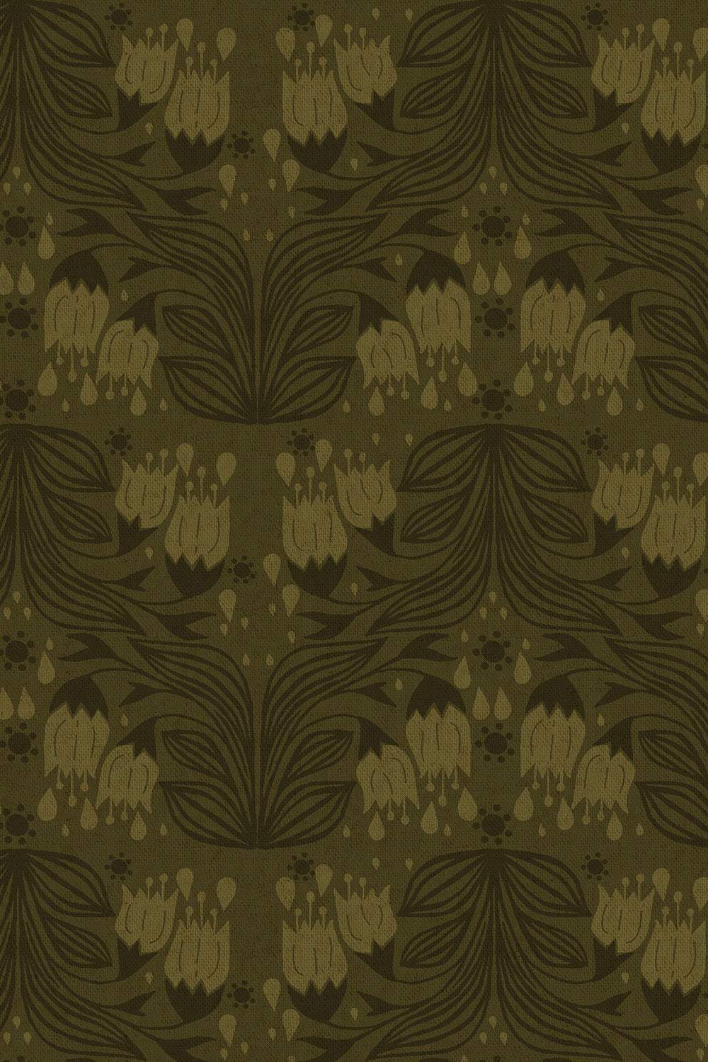 The Badlands Collection Canvas Oasis By Ash Cascade For Cotton + Steel Sediment Unbleached